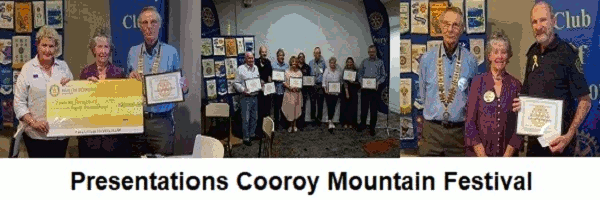 Cooroy Rotary Club Activities 