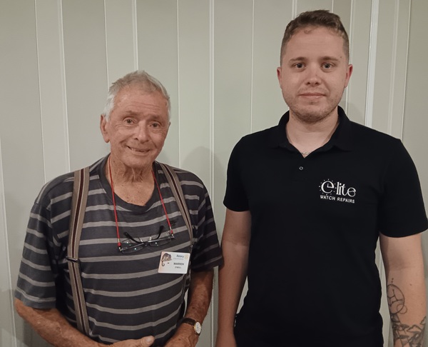 Kain Toirkens, watchmaker with President Warren