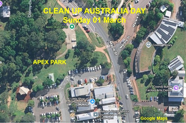 Map Clean Up Australia Day